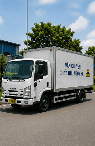Vận chuyển chất thải nguy hại bằng phương tiện chuyên dụng