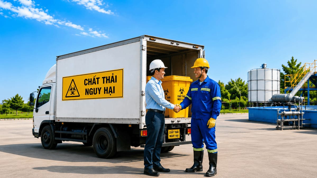 Dịch vụ xử lý chất thải nguy hại uy tín hàng đầu tại HCM, Bình Dương, Đồng Nai, Long An...